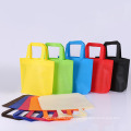 Different Color Eco Non-Woven Shopping Bag Pouch Tote Handbag Custom Folding Shopping Bags